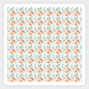 Mermaid Octopus Pattern Sticker